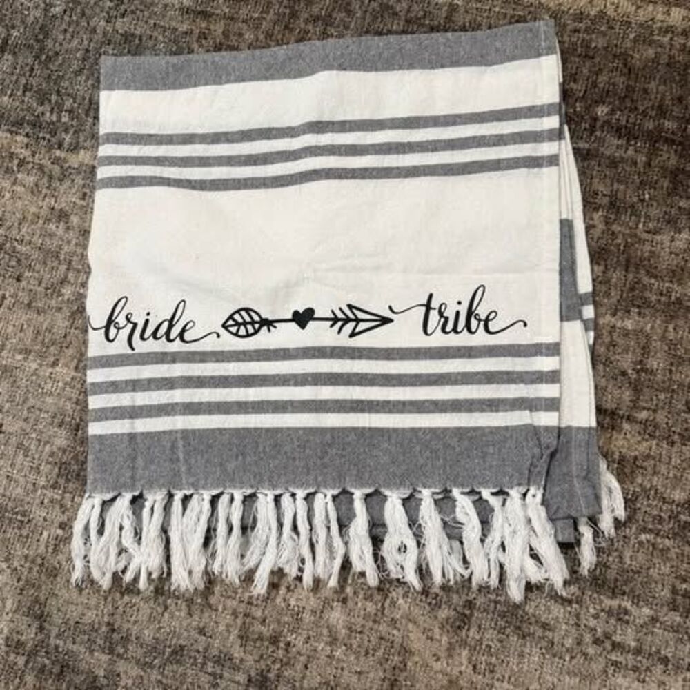 Bridal Bride Turkish Towel - Beach Towel 36x71